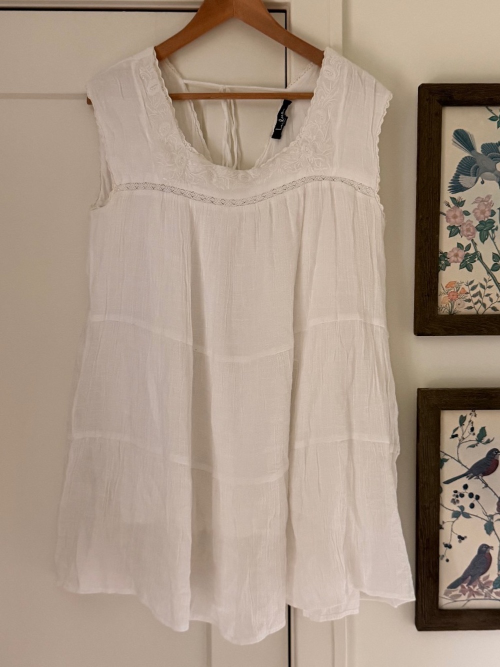 Lulus Mini White Sundress Size L